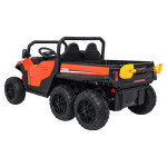 Elektrické autíčko Farmer Truck X-POWER - dvojmiestne, oranžové